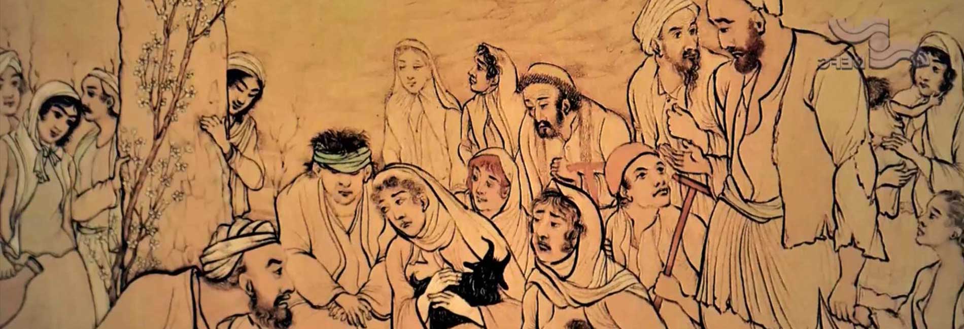چمدان آبی-هاشور